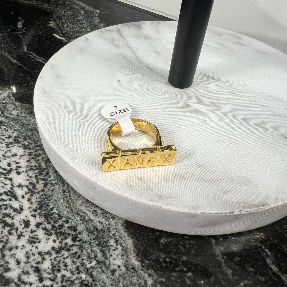 Gold Statement Ring - image 2